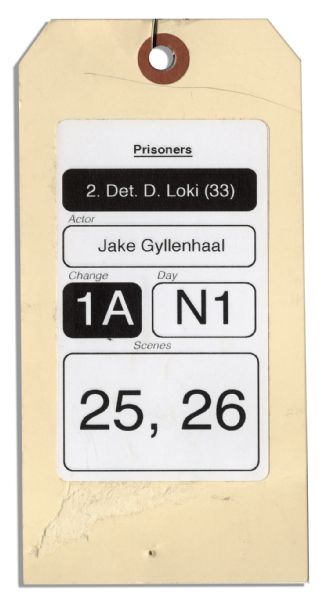 Jake Gyllenhaal Screen Worn Hero Costume From ''Prisoners''