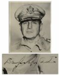 Douglas MacArthur Signed 8 x 10 Photo