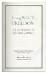 Nelson Mandela Signed Copy of His Autobiography ''Long Walk to Freedom'' -- Beautiful, Fine Edition