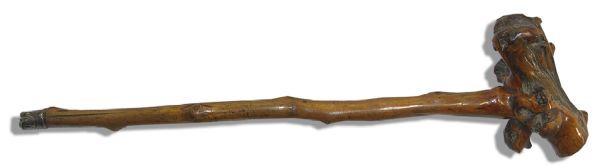 General Tom Thumb, P.T. Barnum's Famed Circus Performer, Personal Walking Stick