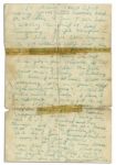 'Rebel Without A Cause'' Actor Sal Mineo Autograph Letter Signed -- ''...I waiting to hear from Warner Bros about a starring role in a pic called 'Rebel without caus'...''