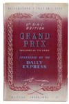 Grand Prix 1953 Program Signed by Alberto Ascari, Giuseppe Farina and Luigi Villoresi