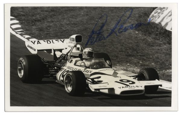 Peter Revson Photo Signed
