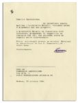 Enzo Ferrari Typed Letters Signed -- Lot of 7 -- ''...an exciting era of motor car sports which I remember with so much pleasure...''