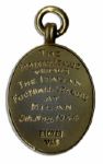 Football League Silver-Gilt Medal From The Representative Match With Italian Football League in 1964