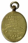 Football League Silver-Gilt Medal From The Representative Match With Irish Football League in 1965