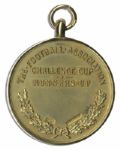 F.A. Challenge Cup Runners-Up Gold Medal Issued to Leeds United -- From The Famous 1973 Final Between Leeds & Sunderland