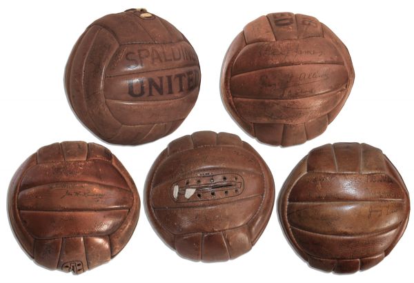 Arsenal Football Club Team Signed Ball From Circa 1936