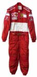 Michael Schumacher Worn Race-Suit From The 2006 British Grand Prix -- Where he Defended His Title as World Champion But Lost to Fernando Alonso