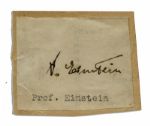 Albert Einstein Signature