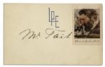 Alexander Graham Bell Signature