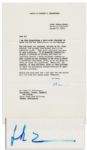 Lot of 10 Dwight Eisenhower Letters Signed -- 5 as President -- ''...Every day there is a flood of controversial questions coming in to Washington...instances of differences of opinion...''