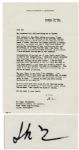 Lot of 10 Dwight Eisenhower Letters Signed -- 5 as President -- ''...Every day there is a flood of controversial questions coming in to Washington...instances of differences of opinion...''