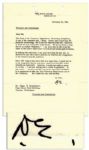 Lot of 10 Dwight Eisenhower Letters Signed -- 5 as President -- ''...Every day there is a flood of controversial questions coming in to Washington...instances of differences of opinion...''