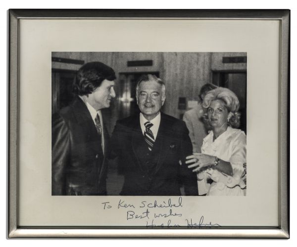 Lot of Photos Signed by Public Figures -- Jimmy Carter, Gerald Ford, Henry Kissinger, Ethel Kennedy, Hubert Humphrey -- Plus 2 Jimmy Carter Typed Letters Signed & a Hugh Hefner Photo Signed
