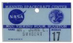Jack Swigert Personally Owned NASA Lot of Apollo Badges, Launch Tickets & Return Passes