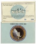 Jack Swigert Personally Owned NASA Lot of Apollo Badges, Launch Tickets & Return Passes