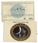 Jack Swigert Personally Owned NASA Lot of Apollo Badges, Launch Tickets & Return Passes