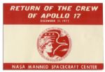 Jack Swigert Personally Owned NASA Lot of Apollo Badges, Launch Tickets & Return Passes