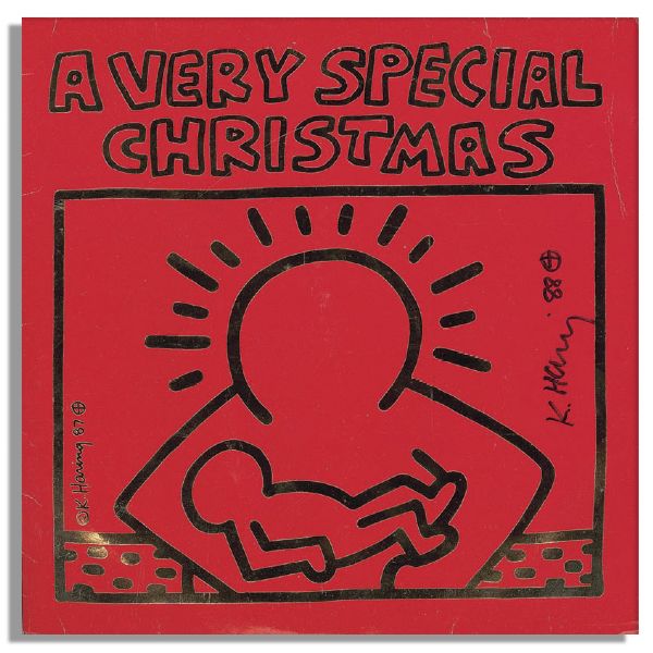 Keith Haring Signed Christmas Album