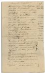 William Barret Travis 1833 Document Signed