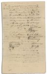William Barret Travis 1833 Document Signed
