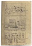 Rare Storyboard Script For ''A Global Affair'' Starring Bob Hope