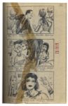 Rare Storyboard Script For ''A Global Affair'' Starring Bob Hope