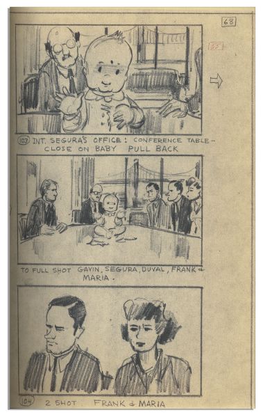 Rare Storyboard Script For ''A Global Affair'' Starring Bob Hope