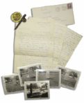 General George Custer 7th Cavalry Document Signed & Little Bighorn Lot -- Items Pertaining to Custer, Lieut. Algernon E. Smith & Lieut. James Calhoun -- All Killed at Little Bighorn