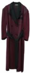 Robert Taylor Worn Burgundy Robe From ''Johnny Eager'' -- With MGM Wardrobe Label