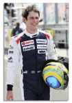 Race-Worn Suit by Formula One Driver Bruno Senna in 2012