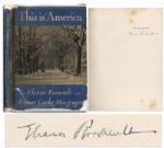 Eleanor Roosevelt This Is America Signed -- Scarce Title Signed by the First Lady