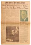 25 November 1963 Account of John F. Kennedy's Funeral and Oswald's Killing -- ''Dallas Times Herald'' Newspaper