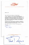 Fred Rogers Typed Letter Signed -- Best Wishes From All of Us Here in the Neighborhood...