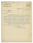 Lincoln Assassination Plot Letter Signed by Secretary of State William Sewards Son -- ...seriously injured at the time of the attempted assassination of Secretary Seward...