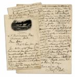 Lincoln Assassination Letter by George Porter, Dr. at Booths Funeral -- ...the...locality where the post-mortimized remains of Booth were secreted has never been correctly described...