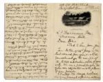 Lincoln Assassination Letter by George Porter, Dr. at Booth's Funeral -- ''...the...locality where the post-mortimized remains of Booth were secreted has never been correctly described...''