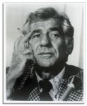 Legendary Composer Leonard Bernstein 8'' x 10'' Signed Photo