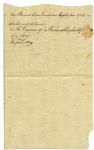1784 Deed to Property in New Brunswick, New Jersey -- ''...previous to the late Revolution...''