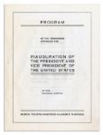 Woodrow Wilson First Inaugural Program -- 1913