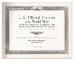 United States Pictorial History of WWI in Four Volumes -- ''U.S. Official Pictures of the World War Showing America's Participation''