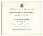 Invitation to the Theodore Roosevelt White House in 1905