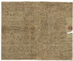 Revolutionary War General Robert Anderson Autograph Letter Signed -- Regarding the Judiciary Act of 1802 -- ''...The law is found to be useless & unnecessary...''