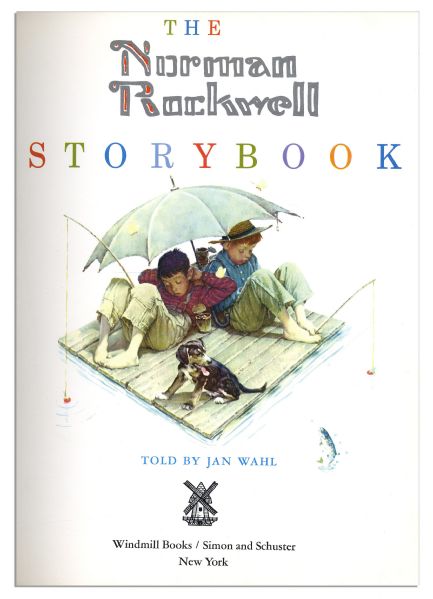 Norman Rockwell Signed Copy of ''The Norman Rockwell Storybook''