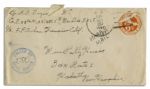 Rene Gagnon Autograph Letter, Three-Times Signed -- 3 Months Before Iwo Jima -- ''...in the field most of the week...boy was it dirty...the foxhole was muddy. Boy what a life!...''
