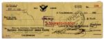 Irving Thalberg Signed Check From 1923 -- Check Is From the Account of Louis B. Mayer Studios, Inc.