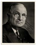 Harry Truman 8'' x 10'' Photo Signed