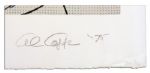 Li'l Abner Poster Featuring Li'l Abner & ''Moishe Dayan'' -- Signed ''Al Capp '75'' in Pencil & Marked ''EA 3/20'' -- Measures 23.75'' x 29.5'' -- Tape To Border, Near Fine