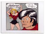 Li'l Abner Original Poster -- With Daisy Mae & Abner -- Artist Proof Is Labeled ''AP'' & Signed ''Al Capp '74'' in Pencil -- Measures 29'' x 22'' -- Near Fine